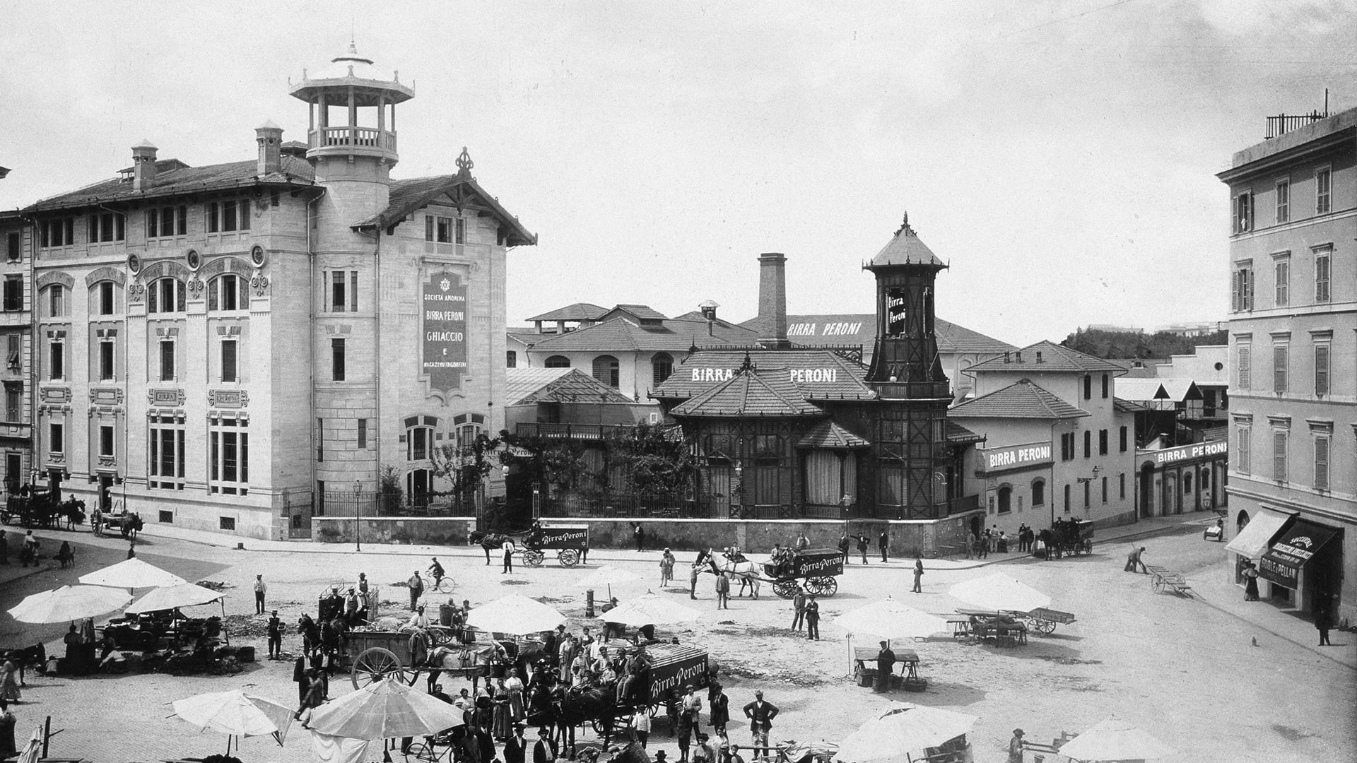 Piazza Alessandria Roma inizi 900