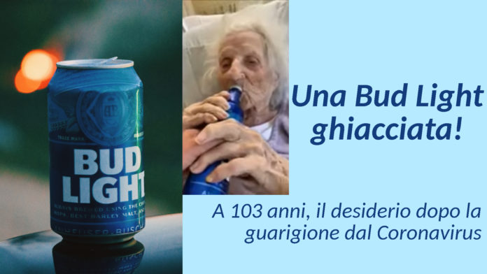 Guarisce dal coronavirus a 103 anni