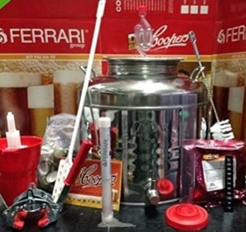 Kit fermentatore in acciaio inox