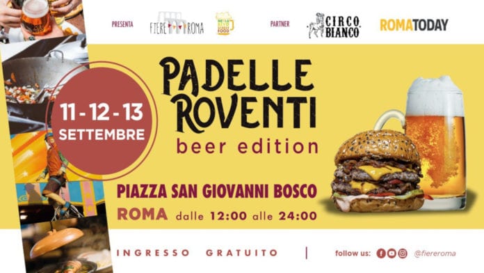 Padelle Roventi: l'appuntamento romano con la birra e lo street food