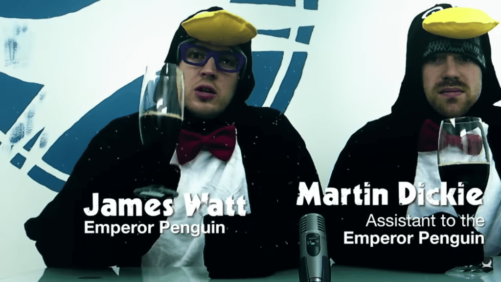 james watt e martin dickie vestiti da pinguini