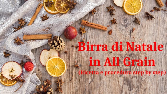 Birra di Natale (Christmas Ale) in All Grain: la ricetta per realizzarla in casa