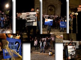 Roma: La birra inonda Piazza Trilussa al grido "noi non siamo la movida"