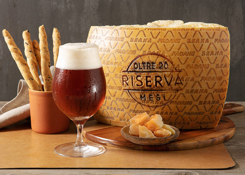 Belgian dark strong ale e Grana Padano