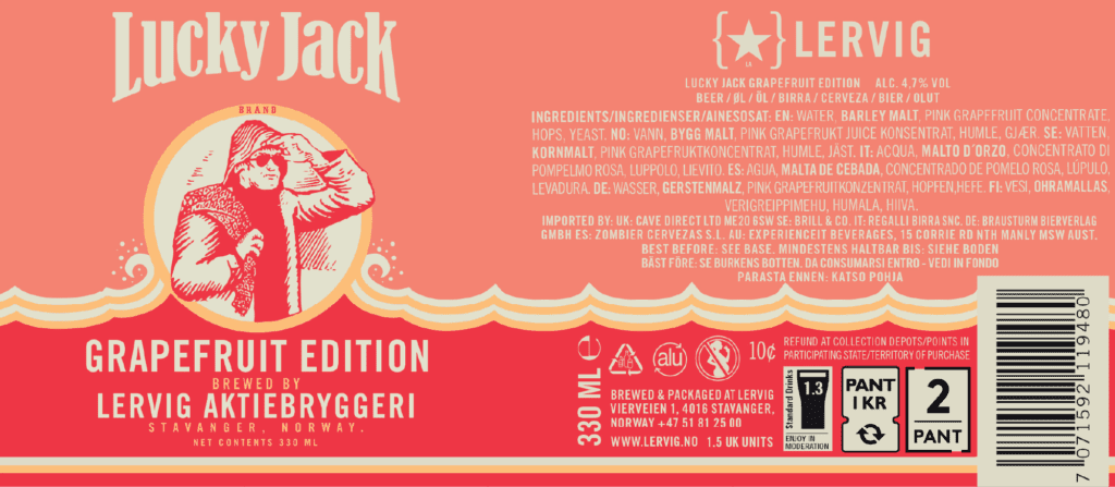 locandina Lucky Jack Grapefruit Edition