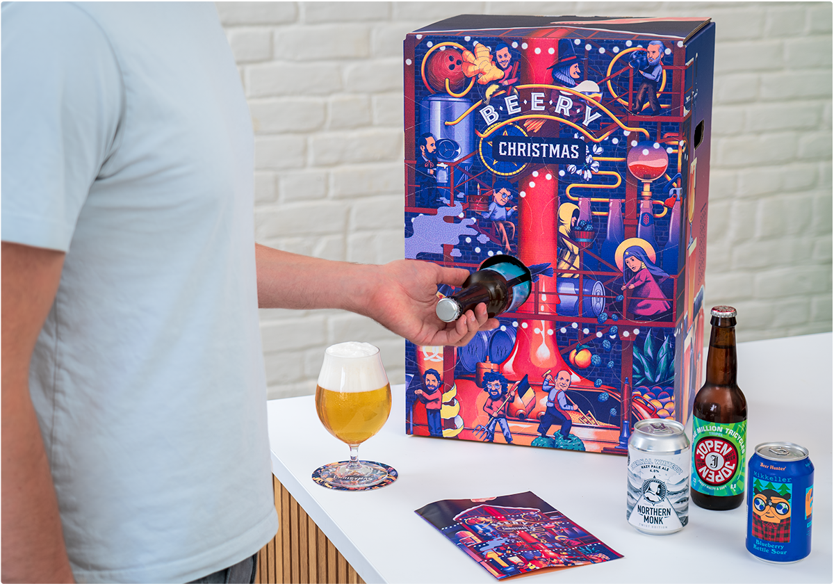Beery Christmas 2022 il Calendario dell'Avvento Hopt ritorna per un